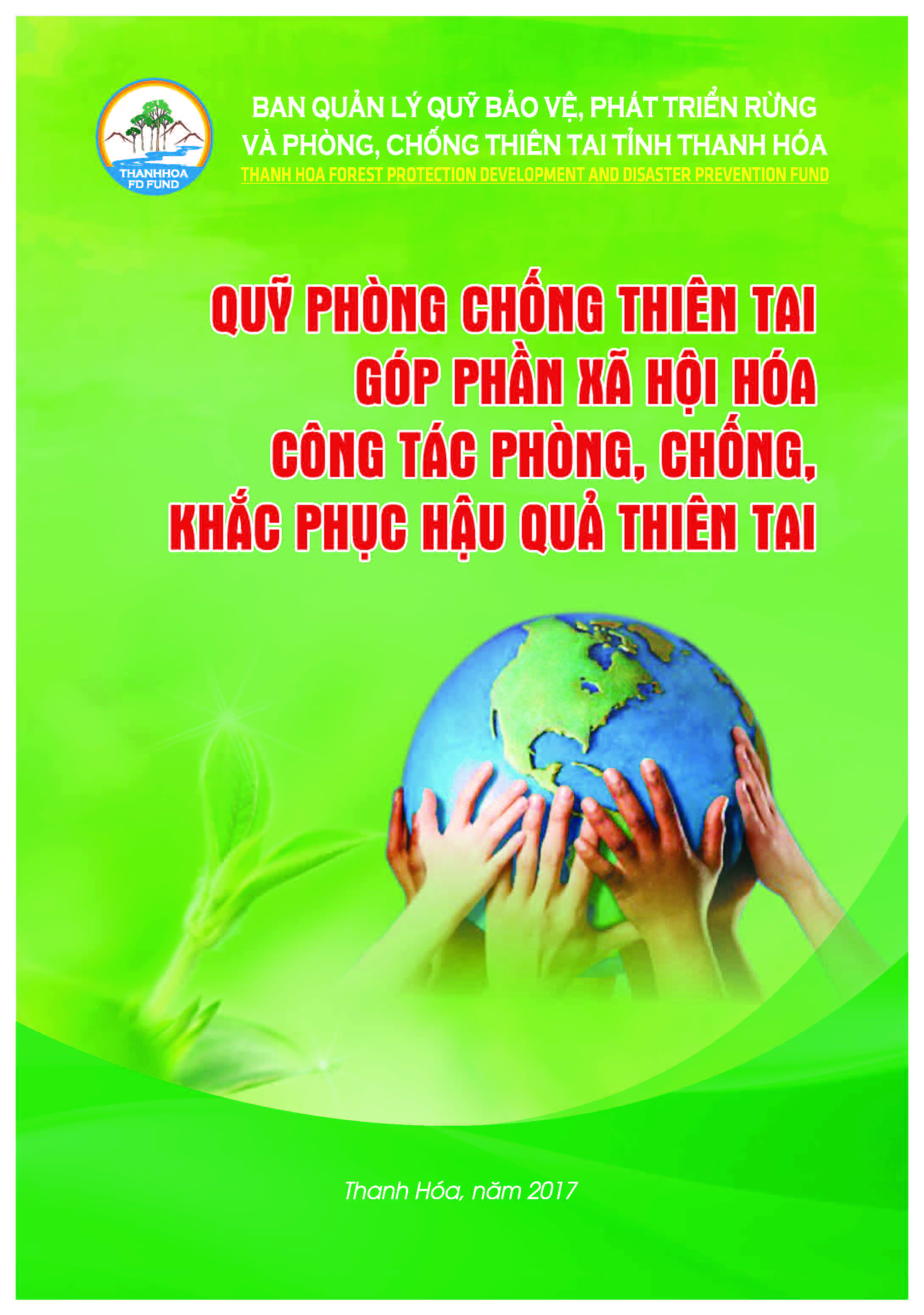 Sổ tay tuyên truyền về Quỹ Phòng, chống thiên tai
